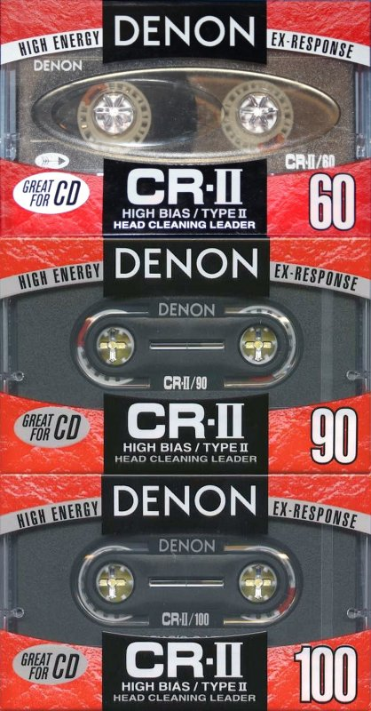 Compact Cassette: Nippon Columbia / Denon Denon - CR-II 90