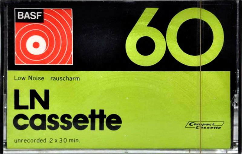Compact Cassette BASF 60 Type I Normal 1974 Japan