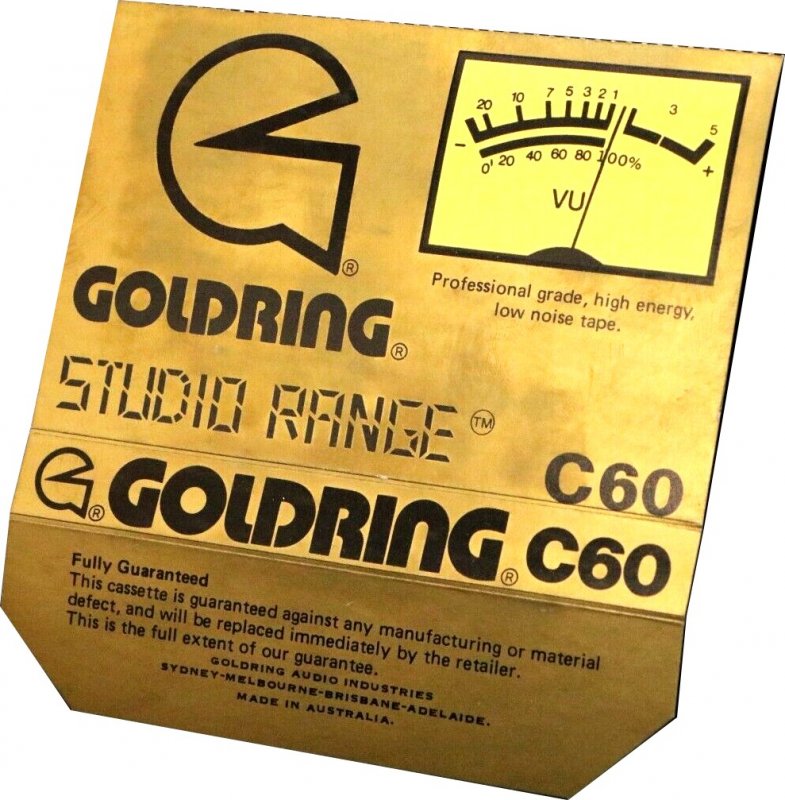 Compact Cassette Goldring Studio Range 60 Type I Normal 1978 Australia