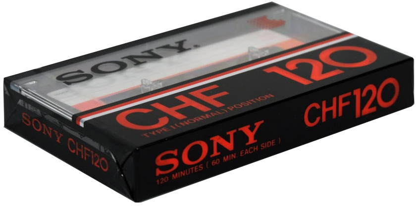 Compact Cassette Sony CHF 120 Type I Normal 1983 Japan