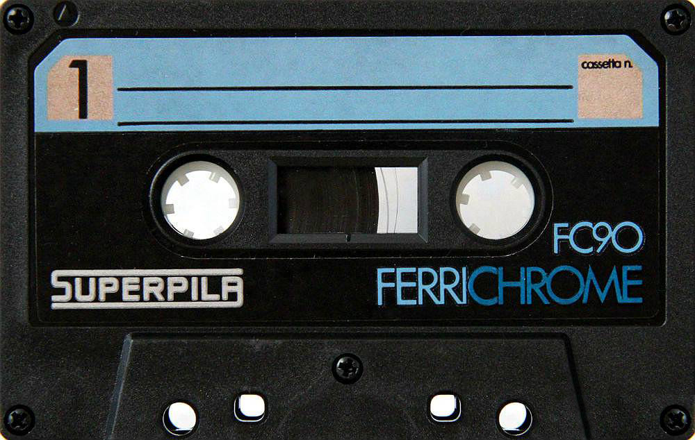 Compact Cassette Superpila 90 Type III Ferro Chrome 1976 Italy