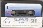 Compact Cassette SMT 90 "ESQ" Type I Normal Worldwide