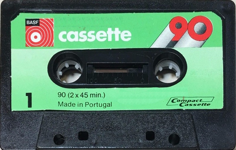 Compact Cassette BASF LH 90 Type I Normal 1973 Portugal