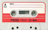 Compact Cassette MGB 60 Type I Normal 1973 Japan
