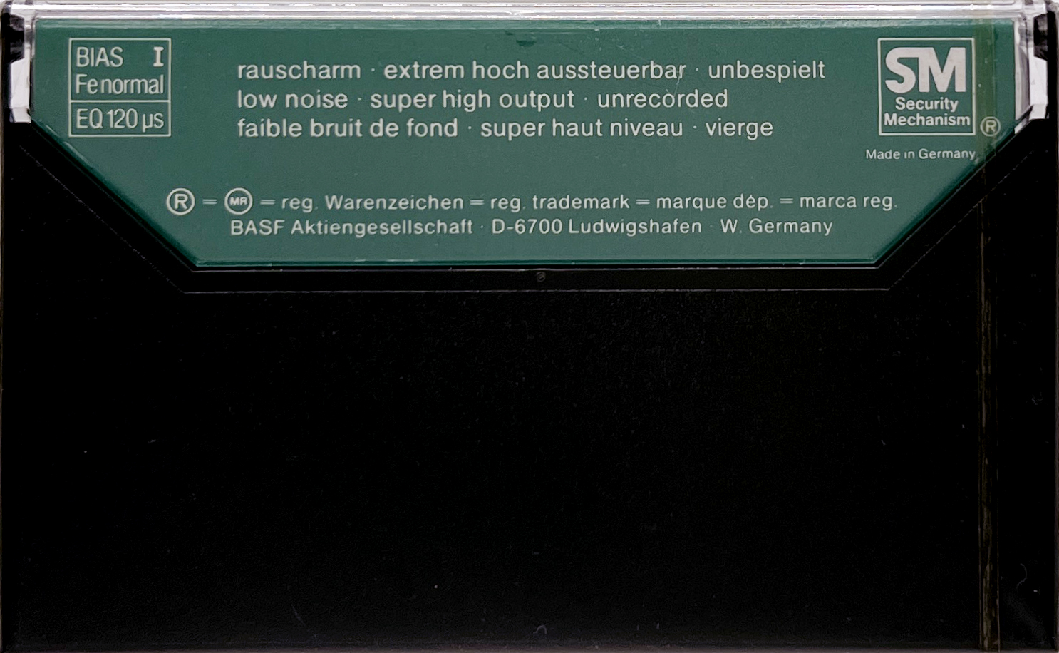 Compact Cassette BASF Ferro Super LH I 90 Type I Normal 1979 Europe