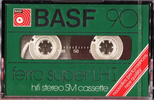 Compact Cassette BASF Ferro Super LH I 90 Type I Normal 1979 Europe