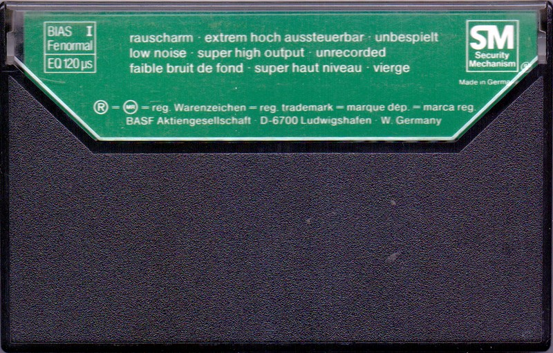 Compact Cassette: BASF  - Ferro Super LH I 90