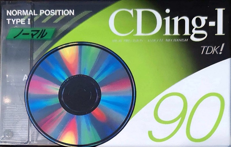 Compact Cassette TDK CDing 1 90 "CD1-90A" Type I Normal 1993 Japan