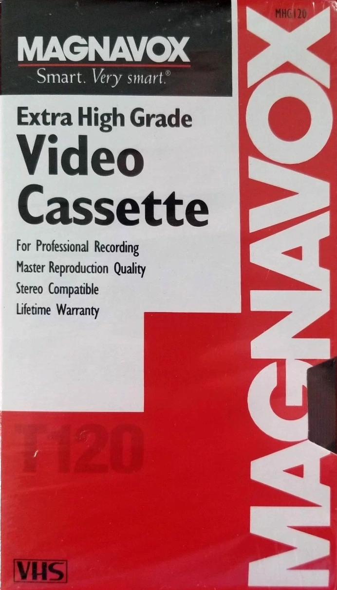 VHS, Video Home System Magnavox 120 Type I Normal USA