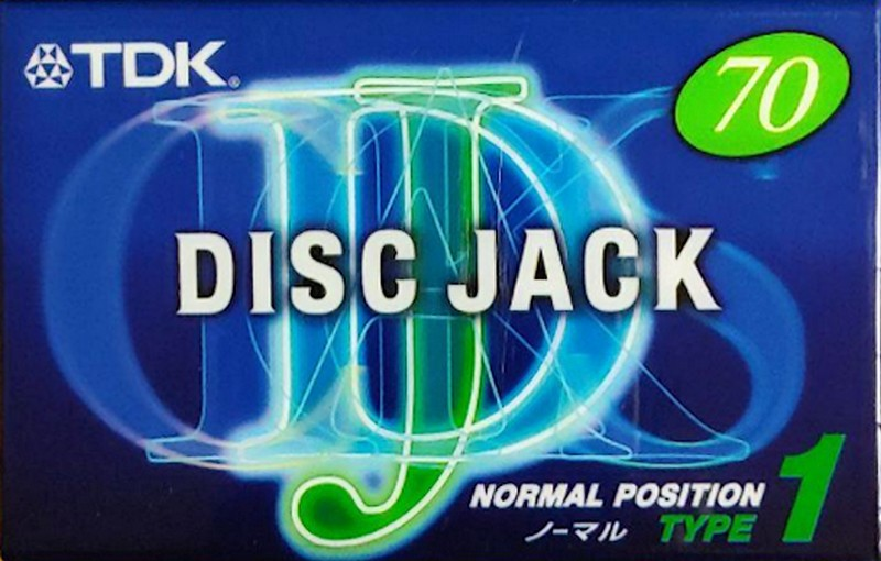 Compact Cassette TDK DJ1 Disc Jack 70 "DJ1-74F" Type I Normal 1998 Japan