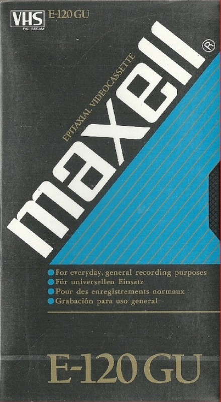 VHS, Video Home System: Maxell / Hitachi Maxell - GU 120