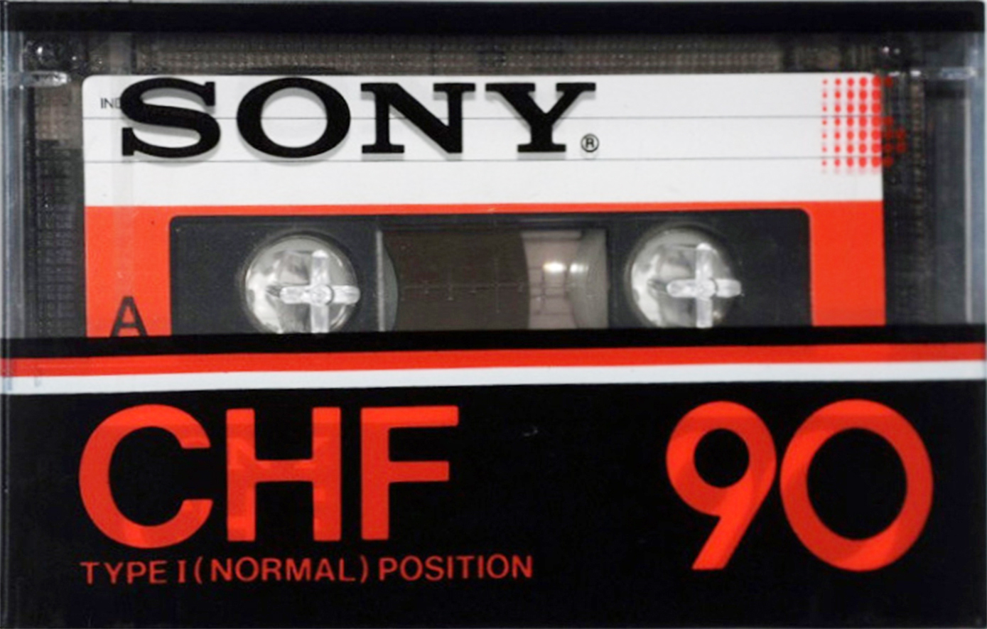 Compact Cassette Sony CHF 90 Type I Normal 1983 Japan