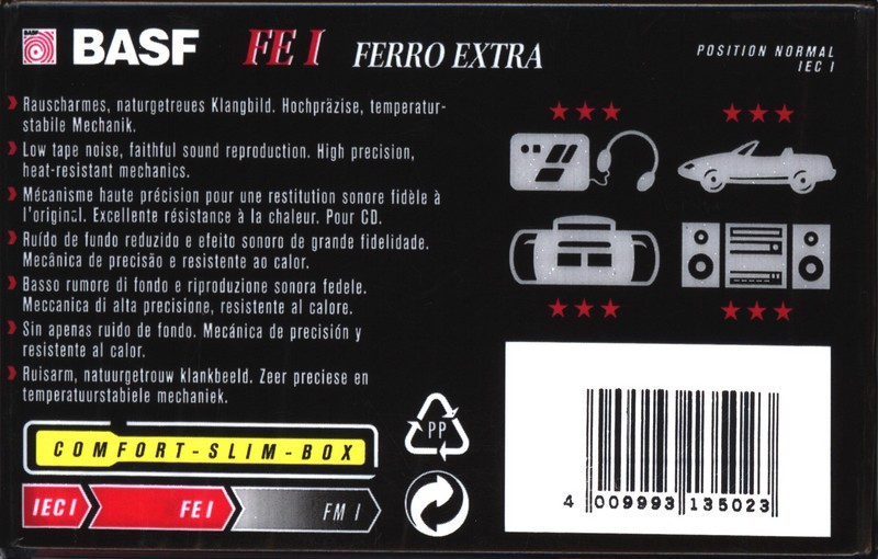 Compact Cassette: BASF  - FE I 100