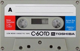 Compact Cassette Toshiba TD 60 Type I Normal 1977 Europe