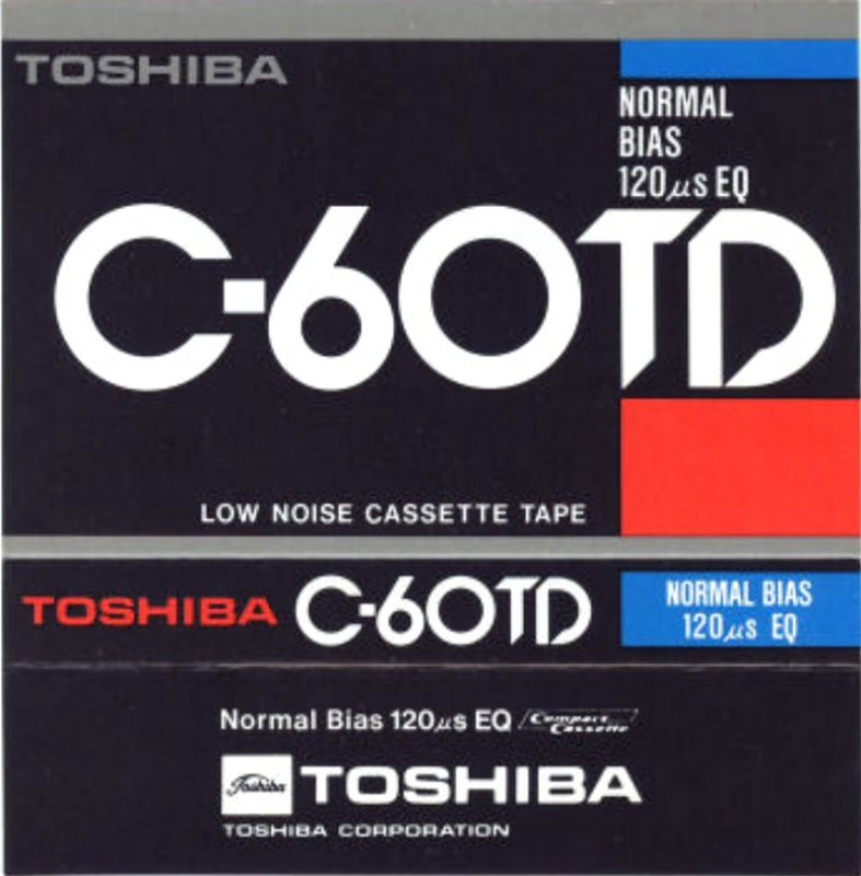 Compact Cassette:  Toshiba - TD 60