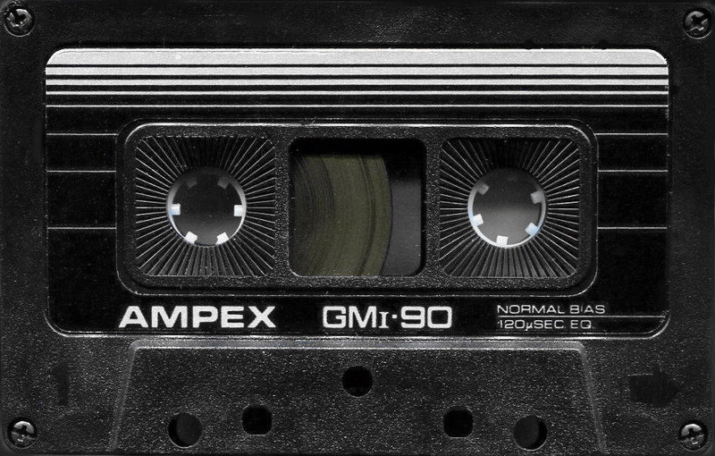 Compact Cassette Ampex Grand Master 90 "GMI" Type I Normal 1982 USA