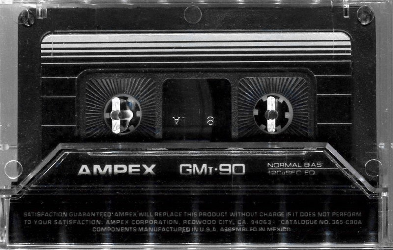 Compact Cassette Ampex Grand Master 90 "GMI" Type I Normal 1982 USA