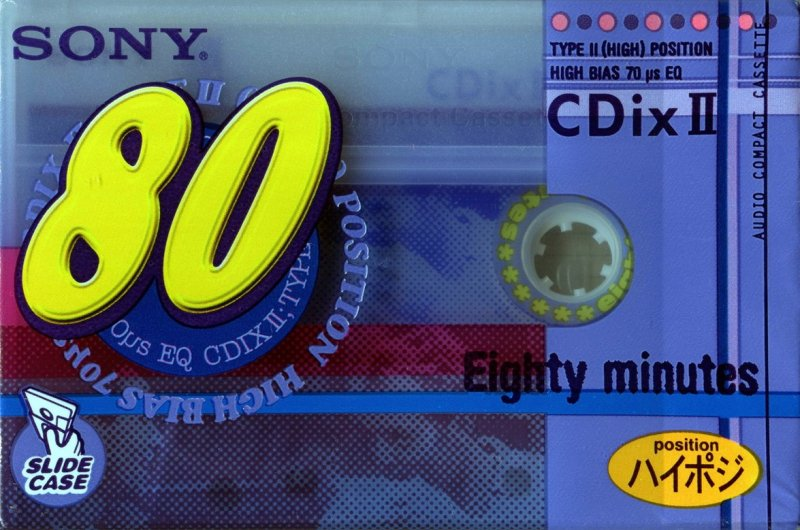 Compact Cassette: Sony  - CDix II 80