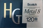 Video8, Hi8, Digital8 Scotch HG 120 Type IV Metal 1992 Japan