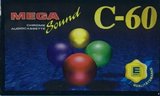 Compact Cassette Mega Sound 60 Type II Chrome 2000 Germany