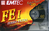 Compact Cassette Emtec FE I Ferro Extra 90 Type I Normal 2002 Europe