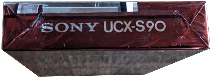 Compact Cassette Sony UCX-S 90 Type II Chrome 1982 USA