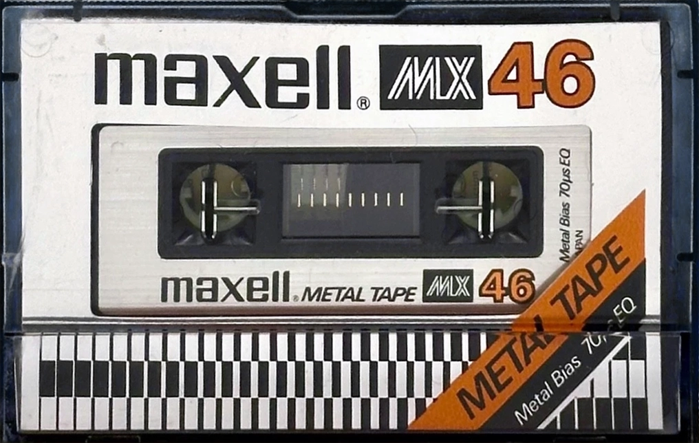 Compact Cassette Maxell MX 46 Type IV Metal 1979 USA