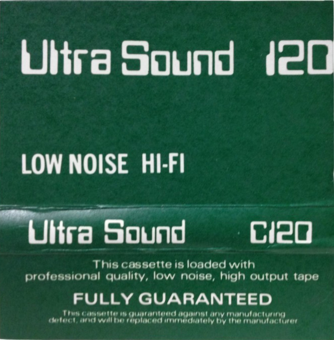 Compact Cassette Ultra Sound 120 Type I Normal 1980 China