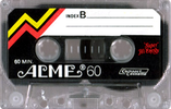 Compact Cassette Acme 60 Type I Normal 1985 Worldwide