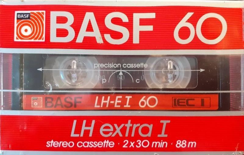 Compact Cassette BASF LH Extra I 60 Type I Normal 1985 Brazil