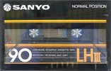 Compact Cassette Sanyo LHIII 90 Type I Normal 1983 Japan