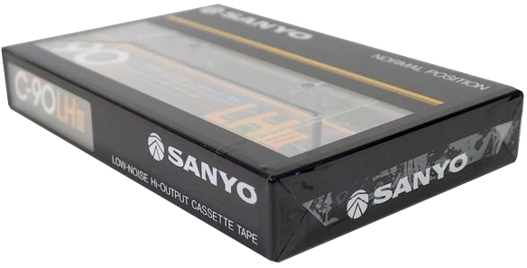Compact Cassette Sanyo LHIII 90 Type I Normal 1983 Japan