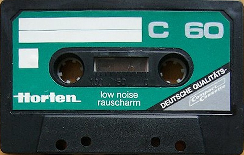 Compact Cassette Horten 60 Type I Normal 1977 Germany