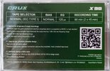 Compact Cassette CRUX X 90 "green-transparent" Type I Normal 2021 Worldwide