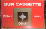 Compact Cassette Sun LN 90 Type I Normal 1972 Hong Kong