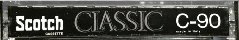 Compact Cassette Scotch Classic 90 Type III Ferro Chrome 1977 Europe