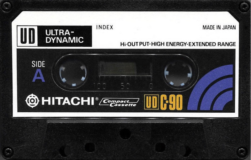 Compact Cassette Hitachi UD 90 Type I Normal 1974 USA