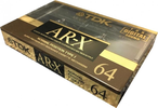 Compact Cassette TDK AR-X 64 "AR-X64M" Type I Normal 1990 Japan