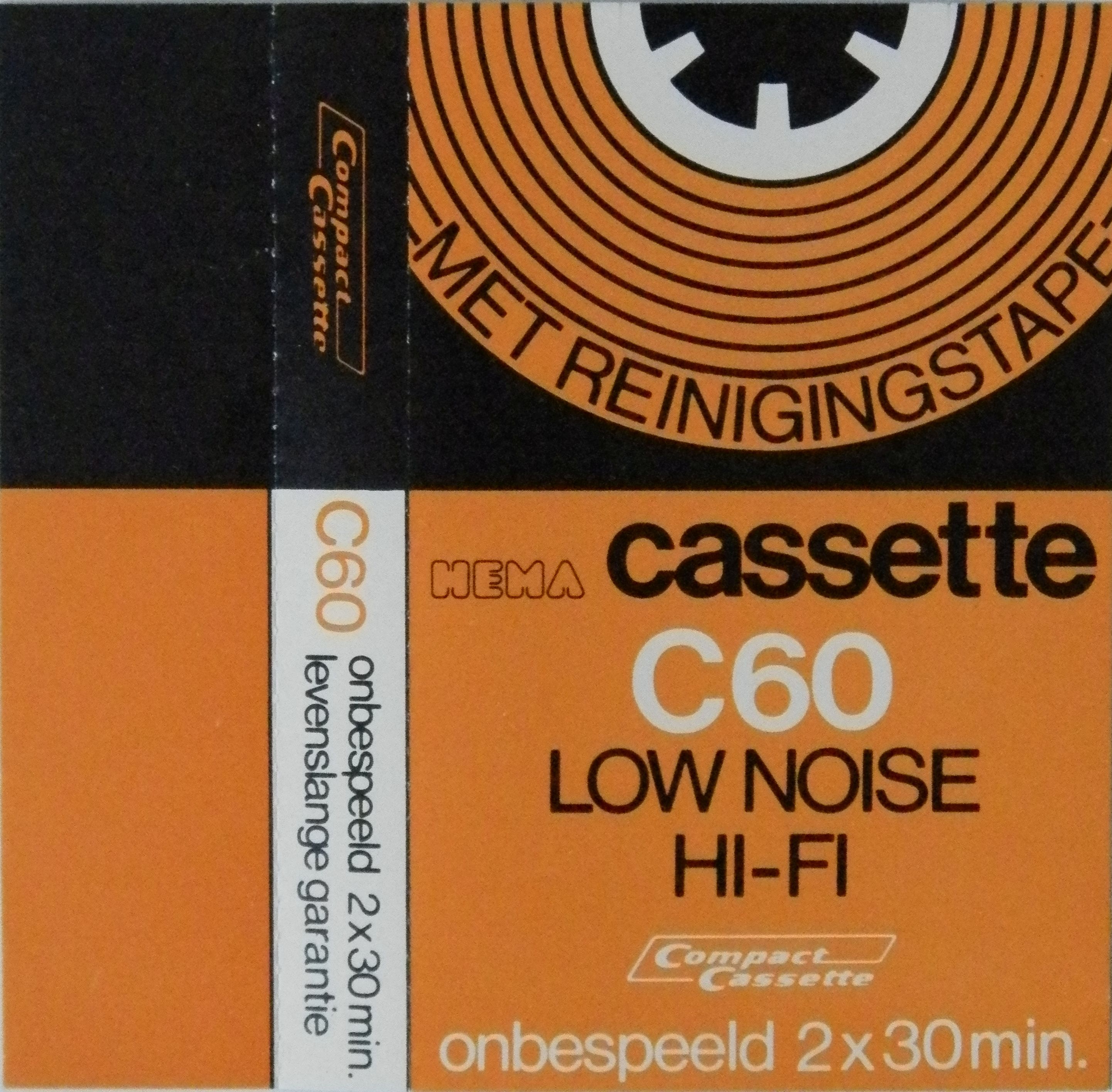 Compact Cassette Hema 60 Type I Normal 1978 Netherlands