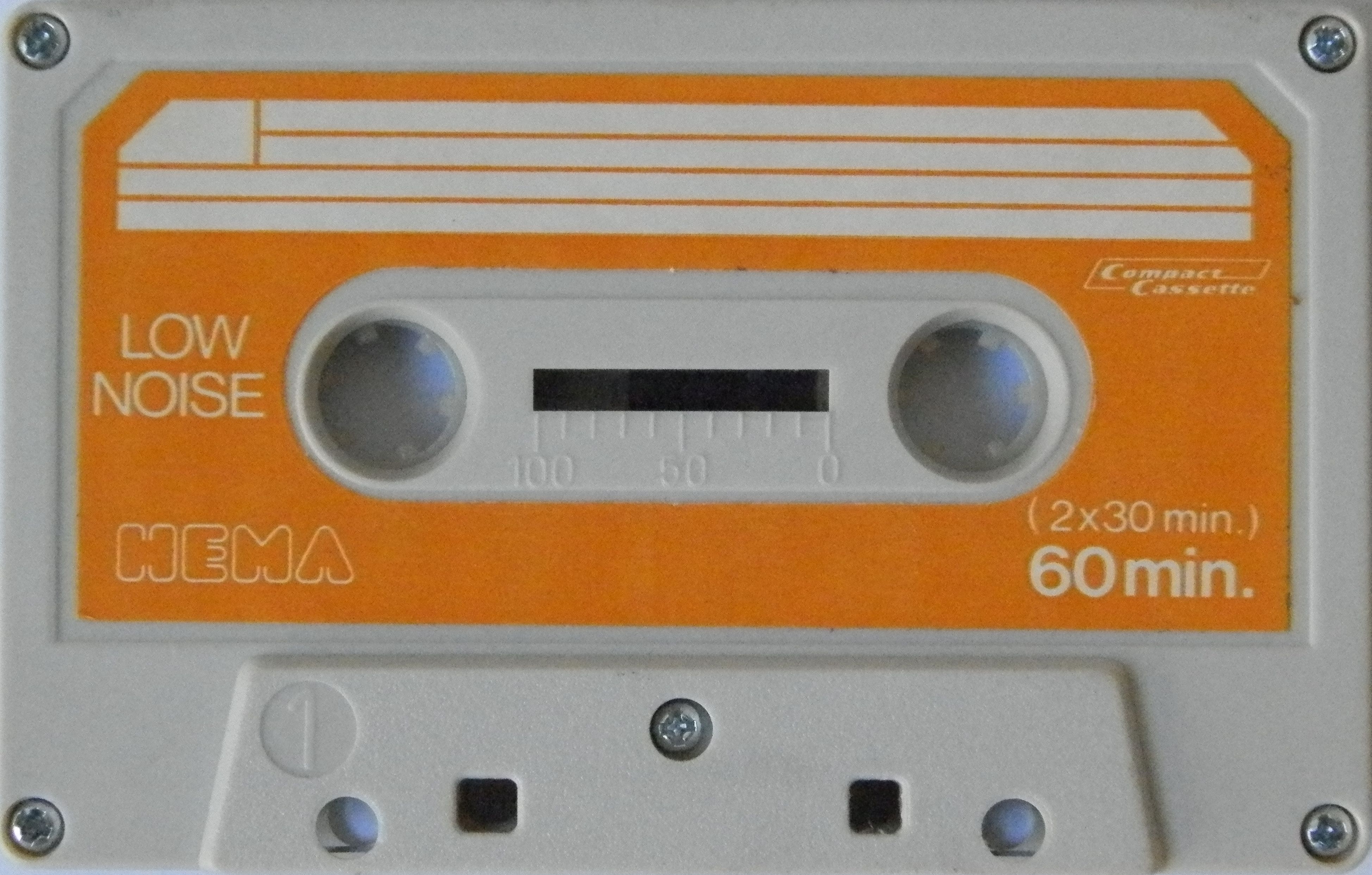 Compact Cassette Hema 60 Type I Normal 1978 Netherlands