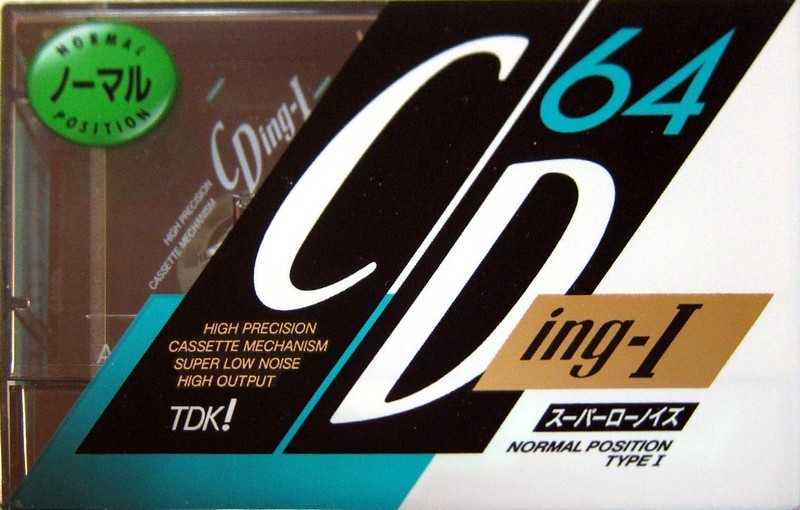 Compact Cassette TDK CDing 1 64 "CDING1-64M" Type I Normal 1990 Japan