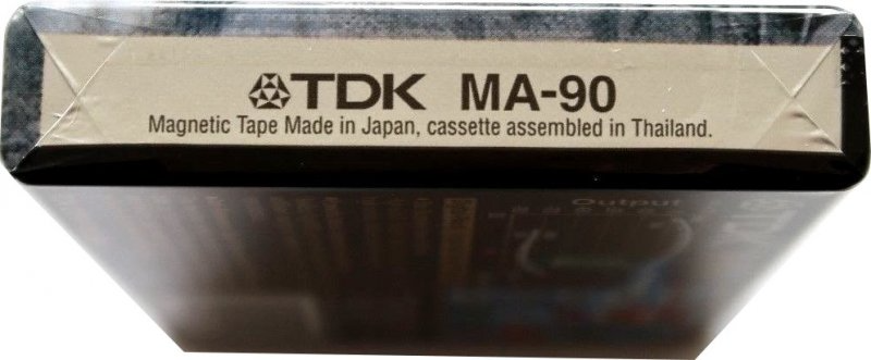 Compact Cassette TDK MA 90 "MA-90" Type IV Metal 1997 Europe