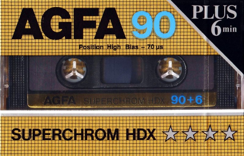 Compact Cassette: AGFA  - Superchrom HDX 90+6