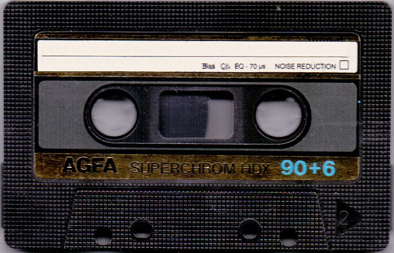 Compact Cassette: AGFA  - Superchrom HDX 90+6