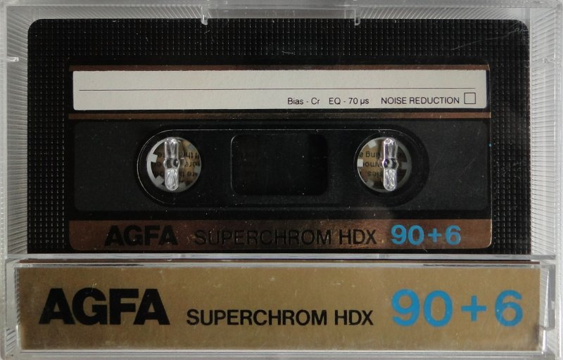 Compact Cassette: AGFA  - Superchrom HDX 90+6