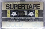 Compact Cassette SUPERTAPE Gold 90 "44-922" Type I Normal 1986 USA