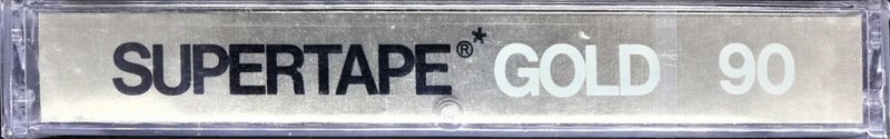 Compact Cassette: Radio Shack SUPERTAPE - Gold 90