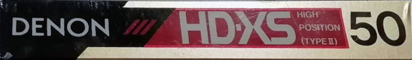 Compact Cassette Denon HD-XS 50 "HD-XS50P" Type II Chrome 1989 Japan