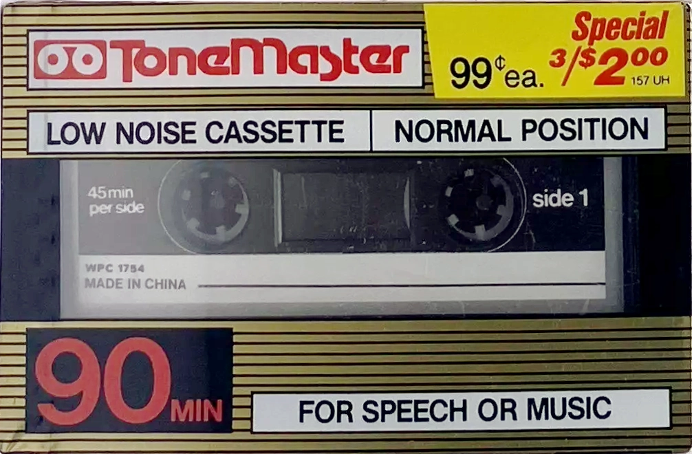 Compact Cassette: Unknown ToneMaster -  90