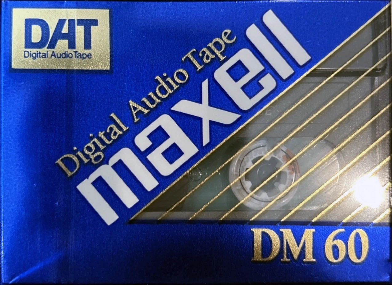 Digital Audio Tape Maxell 60 Type IV Metal 1989 USA